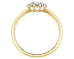Apart Pierścionek z żółtego i białego złota z brylantami - 0,15 ct - próba 585< Wszystkie
