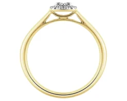 Apart Pierścionek z żółtego i białego złota z brylantami - 0,10 ct - próba 585< Wszystkie