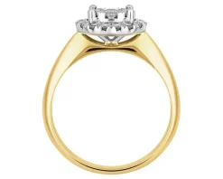 Apart Pierścionek z żółtego i białego złota z brylantami - 0,52 ct - próba 585