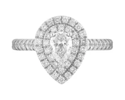Apart Pierścionek z żółtego i białego złota z diamentami - SI1/H - 1,00 ct - próba 585