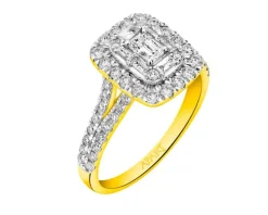 Apart Pierścionek z żółtego złota z diamentami - 1,00 ct - próba 585< Pierścionki