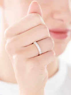 Online Apart Pierścionek z żółtego złota z brylantami - 0,50 ct - próba 585