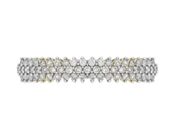 Outlet Apart Pierścionek z żółtego złota z brylantami - 0,30 ct - próba 585