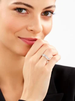 Sale Apart Pierścionek z żółtego złota z diamentami - 0,49 ct - próba 585