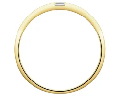 Sale Apart Pierścionek z żółtego złota z diamentem - 0,05 ct - próba 585