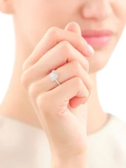 Clearance Apart Pierścionek z żółtego złota z diamentami - 0,50 ct - próba 585
