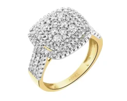 Apart Pierścionek z żółtego złota z diamentami - 1,00 ct - próba 585< Pierścionki
