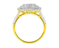 Apart Pierścionek z żółtego złota z diamentami - 1,00 ct - próba 585< Pierścionki