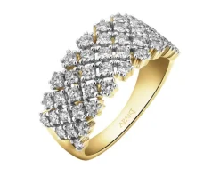 Apart Pierścionek z żółtego złota z brylantami - 1,00 ct - próba 585