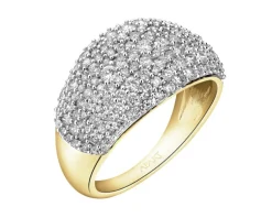 Best Apart Pierścionek z żółtego złota z diamentami - 1,25 ct - próba 585
