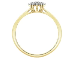 Apart Pierścionek z żółtego złota z diamentami - 0,12 ct - próba 585< Wszystkie