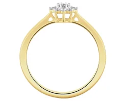 Apart Pierścionek z żółtego złota z brylantami - 0,15 ct - próba 585< Wszystkie