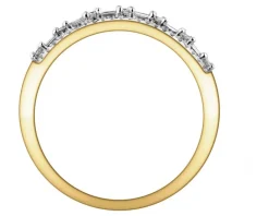 Apart Pierścionek z żółtego złota z diamentami - 0,33 ct - próba 585< Pierścionki