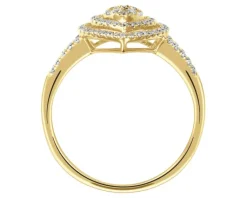 Clearance Apart Pierścionek z żółtego złota z diamentami - 0,53 ct - próba 585