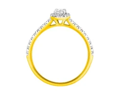 Best Apart Pierścionek z żółtego złota z diamentami - 0,52 ct - próba 585