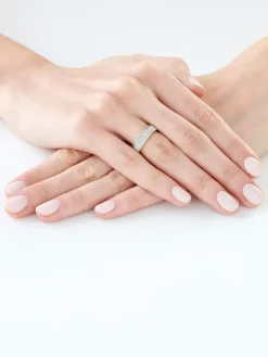 Clearance Apart Pierścionek z żółtego złota z diamentami - 0,19 ct - próba 585