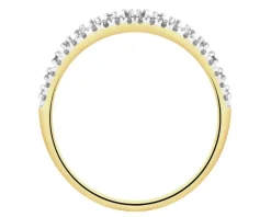Apart Pierścionek z żółtego złota z diamentami - 0,49 ct - próba 585< Wszystkie