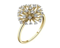 Apart Pierścionek z żółtego złota z brylantami - 0,34 ct - próba 585< Wszystkie