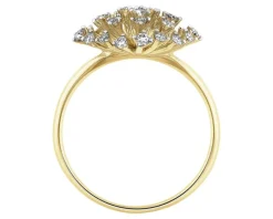 Apart Pierścionek z żółtego złota z brylantami - 0,34 ct - próba 585< Wszystkie