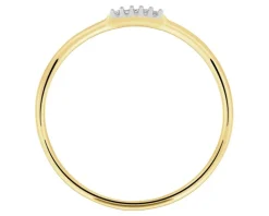 Apart Pierścionek z żółtego złota z diamentami - 0,01 ct - próba 585< Wszystkie