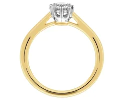 Apart Pierścionek z żółtego złota z brylantem - 0,40 ct - próba 750< Wszystkie