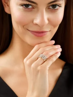 Apart Pierścionek z żółtego złota z brylantami - 0,68 ct - próba 585< Wszystkie