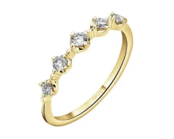 Apart Pierścionek z żółtego złota z brylantami - 0,25 ct - próba 585< Wszystkie