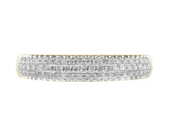 Apart Pierścionek z żółtego złota z diamentami - 0,18 ct - próba 585< Pierścionki