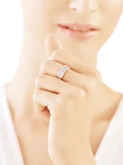 Clearance Apart Pierścionek z żółtego złota z diamentami - 0,25 ct - próba 585