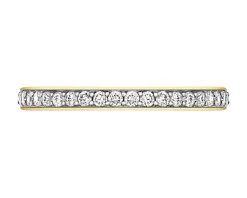 Apart Pierścionek z żółtego złota z brylantami - 0,11 ct - próba 585< Pierścionki