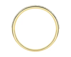 Apart Pierścionek z żółtego złota z brylantami - 0,11 ct - próba 585< Pierścionki