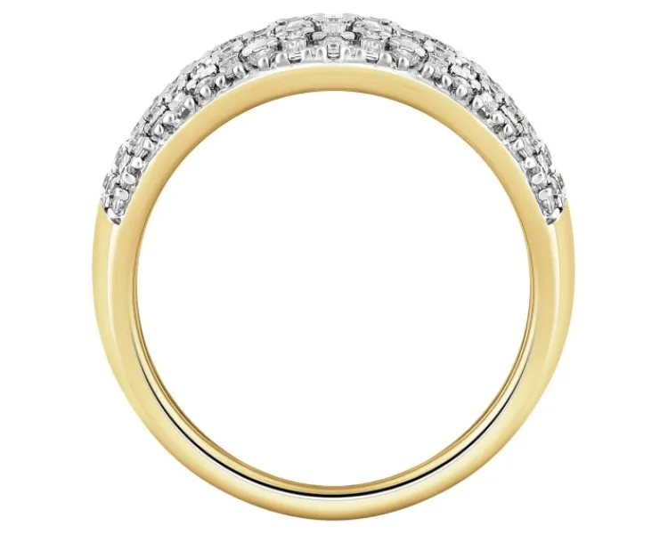 Apart Pierścionek z żółtego złota z diamentami - 1,00 ct - próba 585< Wszystkie