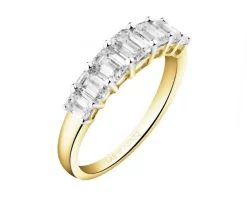 Apart Pierścionek z żółtego złota z diamentami laboratoryjnymi - 2,06 ct - próba 750< Pierścionki