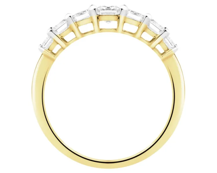 Apart Pierścionek z żółtego złota z diamentami laboratoryjnymi - 2,06 ct - próba 750< Pierścionki