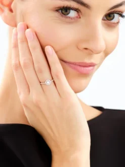 Apart Pierścionek z  żółtego złota z brylantami - 0,35 ct - próba 585< Wszystkie