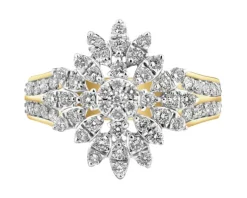 Apart Pierścionek z żółtego złota z brylantami - 0,77 ct - próba 585< Pierścionki