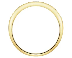 Online Apart Pierścionek z żółtego złota z brylantami - 0,19 ct - próba 585