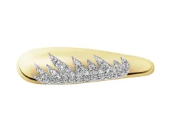 Clearance Apart Pierścionek z żółtego złota z diamentami - 0,09 ct - próba 585