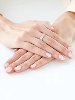 New Apart Pierścionek z żółtego złota z diamentami - 0,24 ct - próba 585
