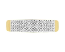 New Apart Pierścionek z żółtego złota z diamentami - 0,24 ct - próba 585