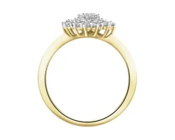Apart Pierścionek z żółtego złota z diamentami - 0,39 ct - próba 585< Pierścionki