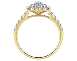 Apart Pierścionek z żółtego złota z diamentami - 0,83 ct - próba 585< Wszystkie