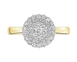 Apart Pierścionek z żółtego złota z diamentami - 0,50 ct - próba 585< Wszystkie