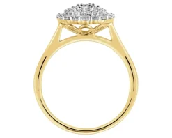 Apart Pierścionek z żółtego złota z diamentami - 0,50 ct - próba 585< Wszystkie