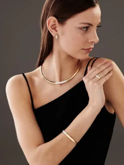 Sale Apart Pierścionek z żółtego złota z brylantami - 0,40 ct - próba 585