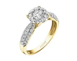 Best Apart Pierścionek z żółtego złota z brylantami - 1,02 ct - próba 585