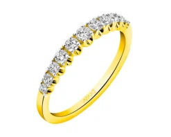 Apart Pierścionek z żółtego złota z brylantami - 0,36 ct - próba 585< Pierścionki