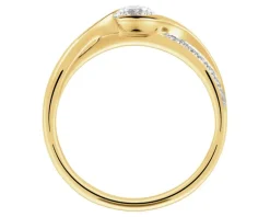 Apart Pierścionek z żółtego złota z brylantami - 0,47 ct - próba 585< Wszystkie