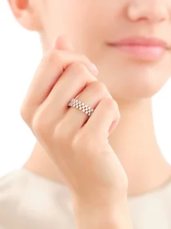 Apart Pierścionek z żółtego złota z brylantami - 0,79 ct - próba 585< Pierścionki