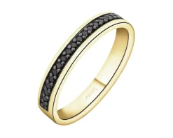 Apart Pierścionek z żółtego złota z brylantami - 0,11 ct - próba 585< Wszystkie